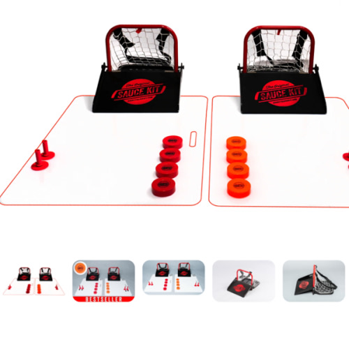 Original Hockey Sauce FULL Kit - Plastic Party Pucks * #1 Best Seller – Hockey Sauce Kit