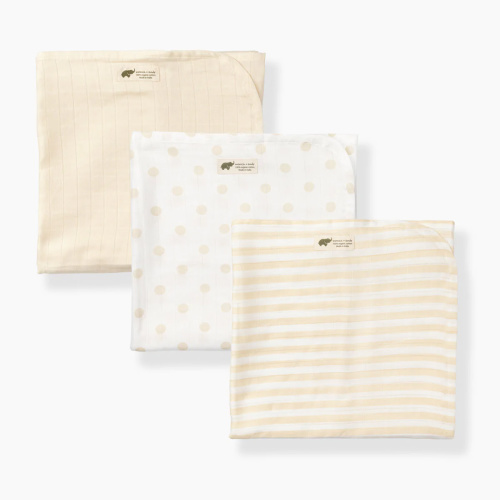 Monica + Andy Cotton Muslin Swaddle 3-Pack