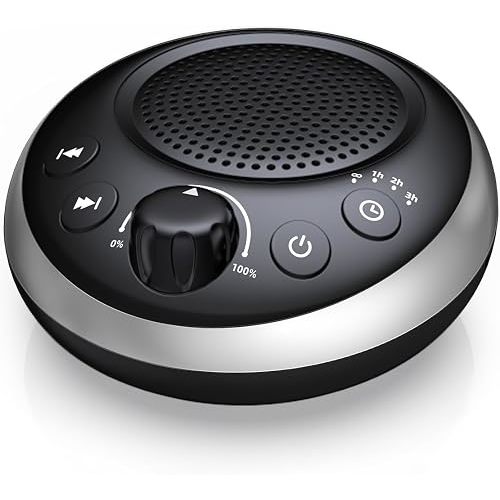 Sound Machine Loud White Noise Machine Nonstop Brown Noise Sleep Machine 30 Soothing Sounds for Baby Kids Adults Pink Noise Sounds Machine 36-Level Vol 4 Timer Memory Function for Home Travel Office