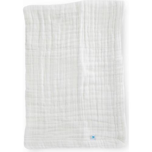 Cotton Muslin Baby Quilt - White