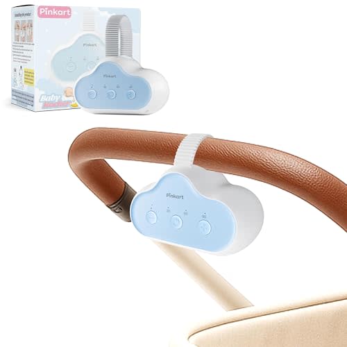Rechargeable Stroller Rocker – Universal Quiet Bouncer Fits All Strollers, Baby Rocker & Sleep Soother for Newborns to Toddlers, 3 Vibration Speeds & 4 Timer Settings