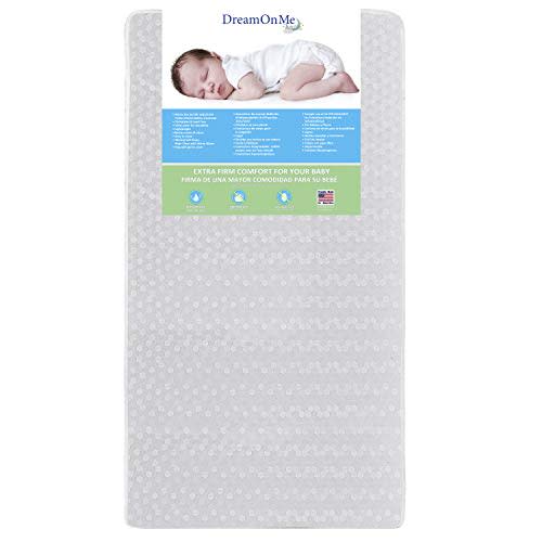 Dream On Me, Orthopedic Firm Foam Standard Crib Mattress, White, Full (5E5WL)