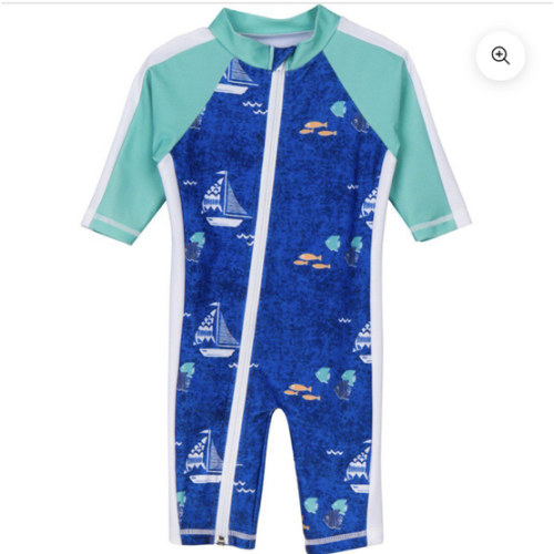 Sunsuit - Long Sleeve Romper Swimsuit | "Tropadelic"