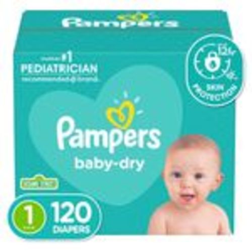 Pañales Pampers Baby-Dry Etapa 1 x120Und - Tiendas Jumbo