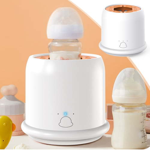 Automatic Baby Milk Maker, Intelligent Bottle Shaker, 3 Speed Settings, USB Rechargeable, Quiet Operation, for Glass/Plastic Bottles, BPA-Free