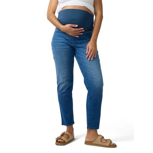 Ingrid & Isabel For Every Belly Women's Maternity Over The Belly Straight Denim Jean, Sizes S-XXL