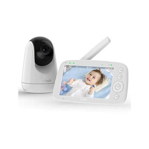 VAVA Baby Monitor 5" HD Display Video with Camera Audio IPS Screen Night Vision