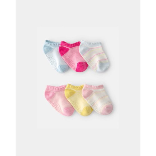 Baby Girl 6-Pack No Show Socks | Carter's