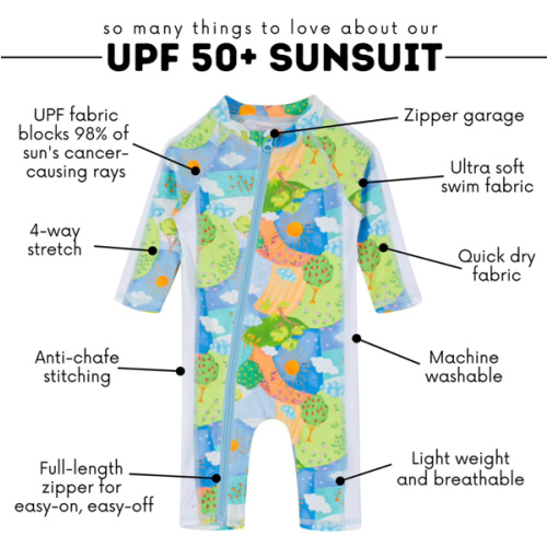 Sunsuit - Long Sleeve Romper Swimsuit | "Sunshine"
