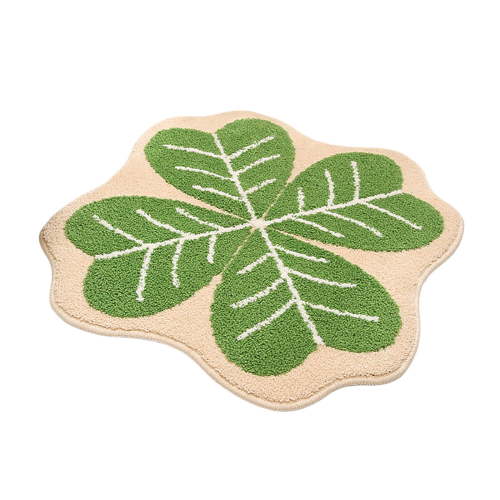 16" Fluffy Flower Area Rug - Non- Round Daisy Floor Mat for Bedroom, Bathroom & Nursery, Soft Absorbent Machine Washable Carpet for Kids Room & Dorm Decor