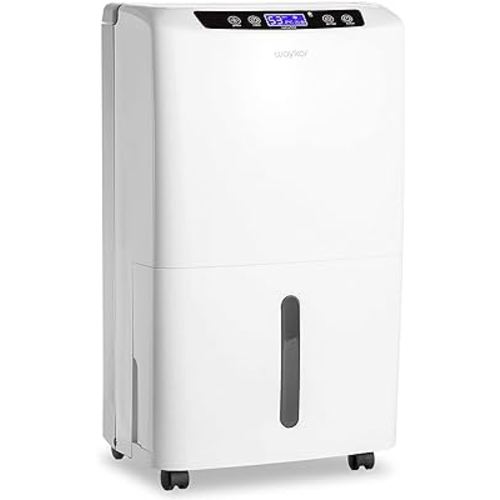 Waykar 2000 Sq. Ft. 2025 Energy Star Dehumidifier for Home and Basements, with Auto or Manual Drainage, 0.66 Gallon Water Tank Capacity
