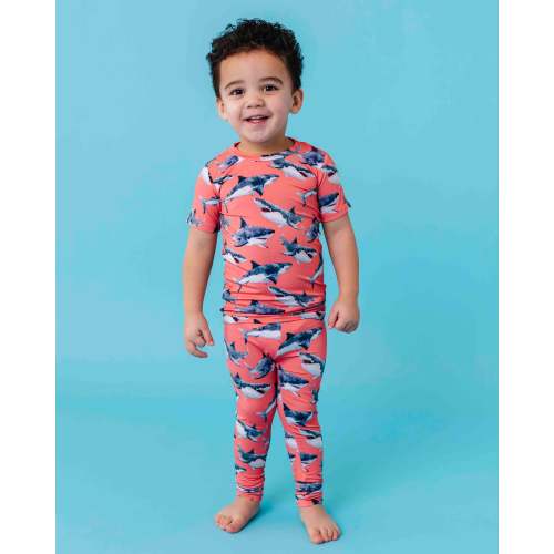 Jaws Dropping Short Sleeve Two-Piece Pajama Set