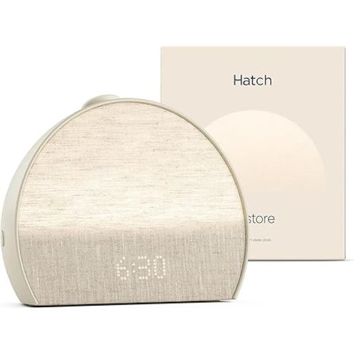 Hatch Restore 3 | Sunrise Alarm Clock, Smart Light, Sleep Audio (Greige)