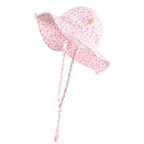DASMINI Baby Girls Sun Hat Cute Flower Toddler Summer Outdoor Infant Beach Wide Brim Flowers and tie dye