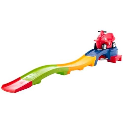 Step2 Up & Down Roller Coaster Kids Ride On Toy, Push Car, Indoor/Outdoor Playset, Made of Durable Plastic, Max Weight 50 lbs., for Toddlers 2-5 Years Old, Multicolor