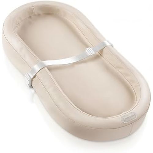 Wipeable Baby Changing Pad, Changing Pad Babies for Dresser Waterproof Standard Size in 30.7” * 15.7” for Diaper Changing on Table (Oatmeal)