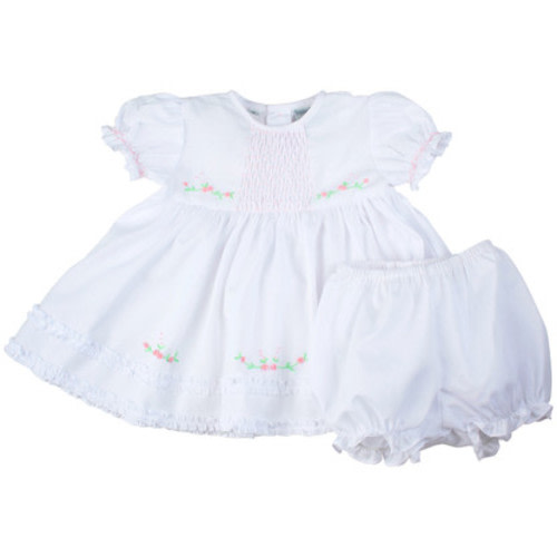 Honeycomb Smocked Ruffle Dress | Feltman Brothers