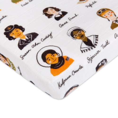 All-Stages Midi Crib Sheet in GOTS Certified Organic Muslin Cotton
