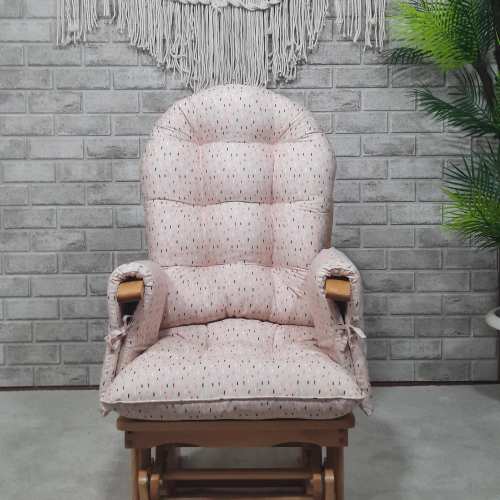 Custom Rocking Chair Cushion Set: Anti-Allergenic, PES+Cotton Fabric