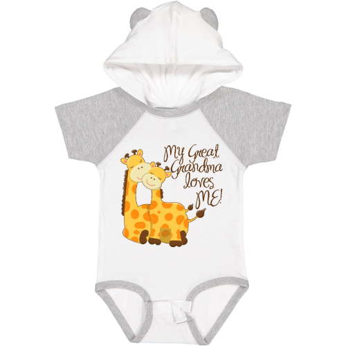Inktastic My Great Grandma Loves Me Boys or Girls Baby Bodysuit