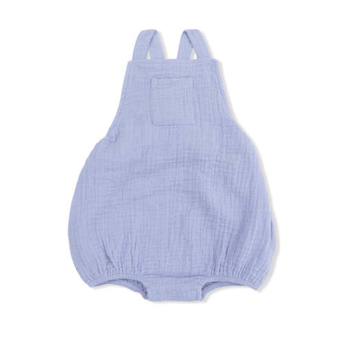 Muslin Sunsuit, Blue Blizzard