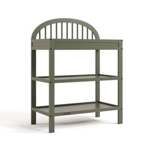 Graco Olivia Changing Table with Water-Resistant Changing Pad Olive