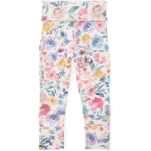 Little Sleepies Newborn Leggings for Girls & Boys, Soft Viscose from Bamboo Leggings w/Fold Over Leg Cuffs, Baby Pants