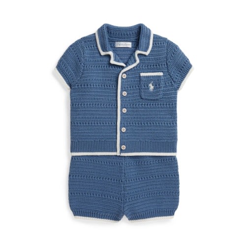 Short Sleeve Sweater & Shorts Set, 12M
- Only a few left