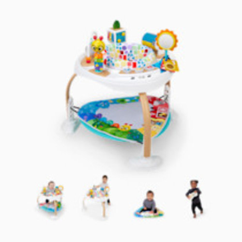 Baby Einstein 4-in-1 Discover More Baby Activity Jumper & Table, Montessori-inspired