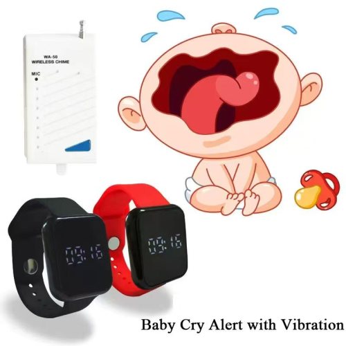 Wireless Baby Cry Alert Monitor | For Deaf & Hard of Hearing