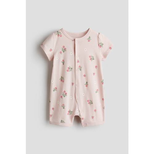 SHORT COTTON PAJAMA JUMPSUIT