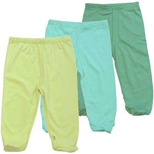 Babysoy Baby Essential 3-Piece Footie Pants Set