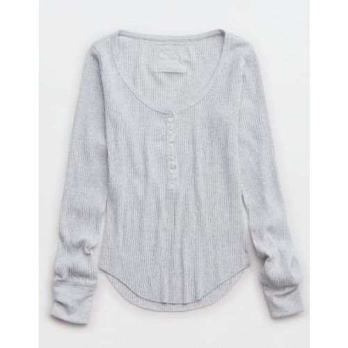 Aerie Essential Henley Layering T-Shirt