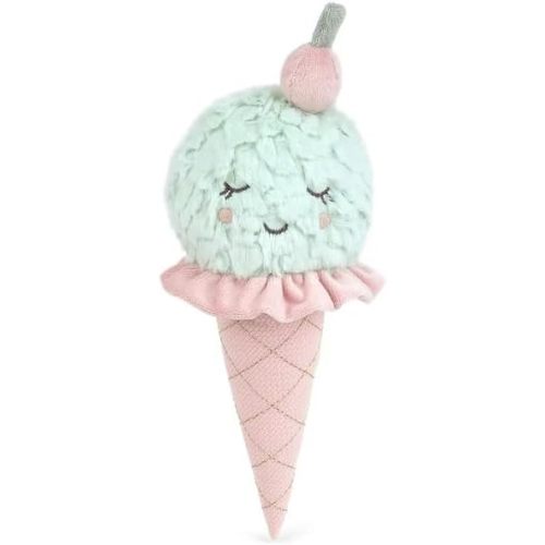 MON AMI Ice Cream Food Plush Toy | 9-Inch Soft & Squishy Dessert Plushie | Cute Ice Cream Cone Stuffed Toy | Adorable Food Plush for Kids of All Ages | Playroom & Nursery Décor Gift