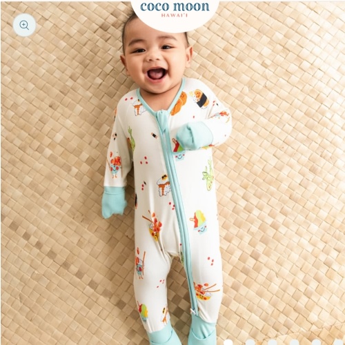 Island Mixed Plate Bamboo Coverall