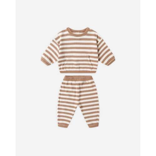 Waffle Slouch Set || Harvest Stripe – Quincy Mae