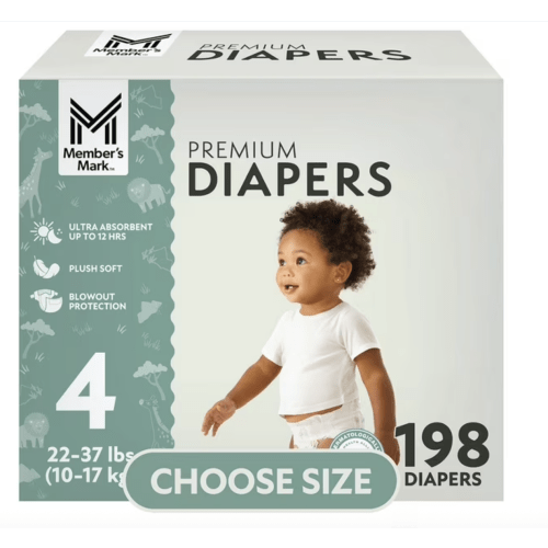Member's Mark Premium Baby Diapers, Sizes Newborn - 8 - Samsclub.com