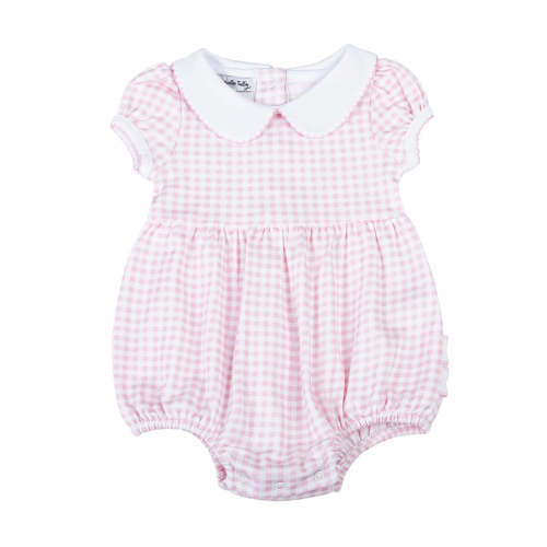 Pink Mini-Checks Flutter Bubble