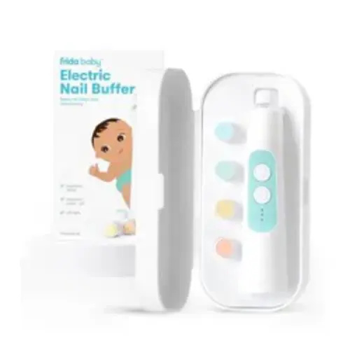 Frida Baby Electric Nail Buffer - Baby Nail File, Nail Clippers + Trimmer Kit - 4 Buffer Pads, LED Light + Case | Shipt