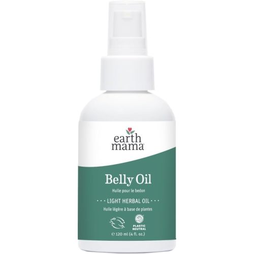 Earth Mama Belly Oil for Pregnancy, Lightweight Moisturizer For Sensitive Skin, 120ml