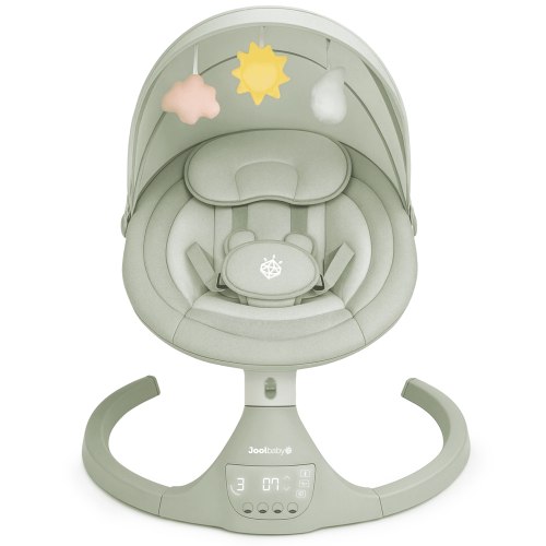 Jool Baby Nova Swing for Newborns - Electric Motorized Infant Swing, Bluetooth Music, 10 Preset Melodies, Remote (Updated Model, Sage)