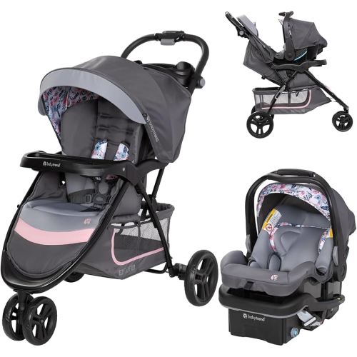 Baby Trend EZ Ride SE Travel System with Secure-Lift Infant Car Seat, Bluebell