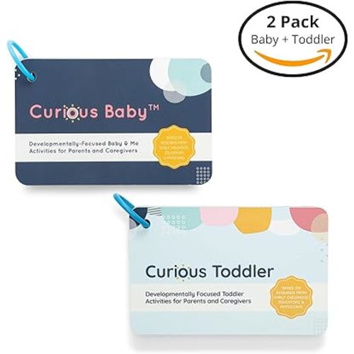 Curious Baby™ Baby & Toddler Cards Bundle- Our Award Winning Activity Books for 0-24 Months | Developmentally-Focused Creative Playtime Ideas for Babies & Toddlers