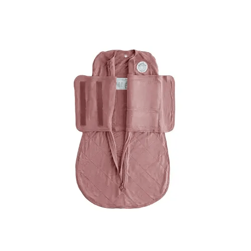 Dreamland Baby Bamboo Viscose Swaddle Blanket (0-6 Months). 1.0 TOG Ultra Soft Swaddle Blanket w/Built in Band. 97% Viscose, 3% Spandex (Rose). Mom-Owned US Business, Premium Materials