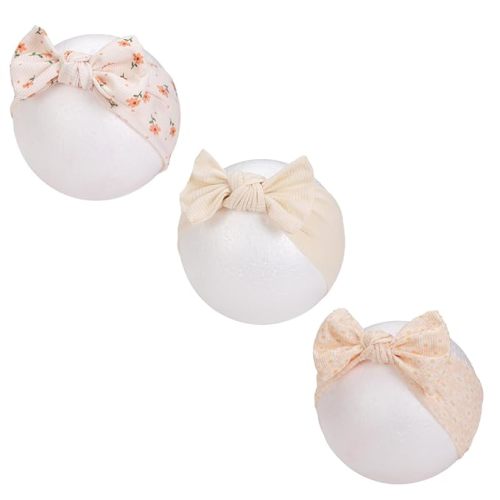 KIDOCHEESE Baby Girl Headbands with Bows Soft Elastics Hairbands Hair Accessories for Newborn Infant Toddler Kids