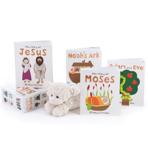Baby's First Bible Book Set (lamb not included)