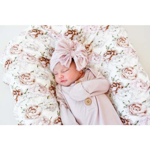 Ruffled Headband- Mauvelous