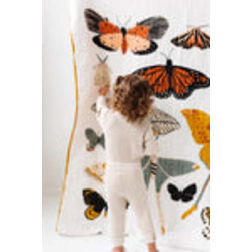 Butterfly Collector Throw Blanket – Clementine Kids