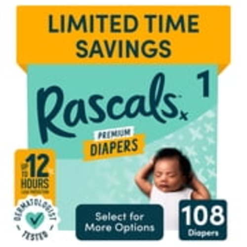 Rascal diapers size 1