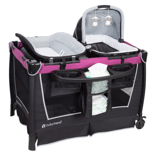 Baby Trend Bedside Crib with Mattress & Reviews | Wayfair